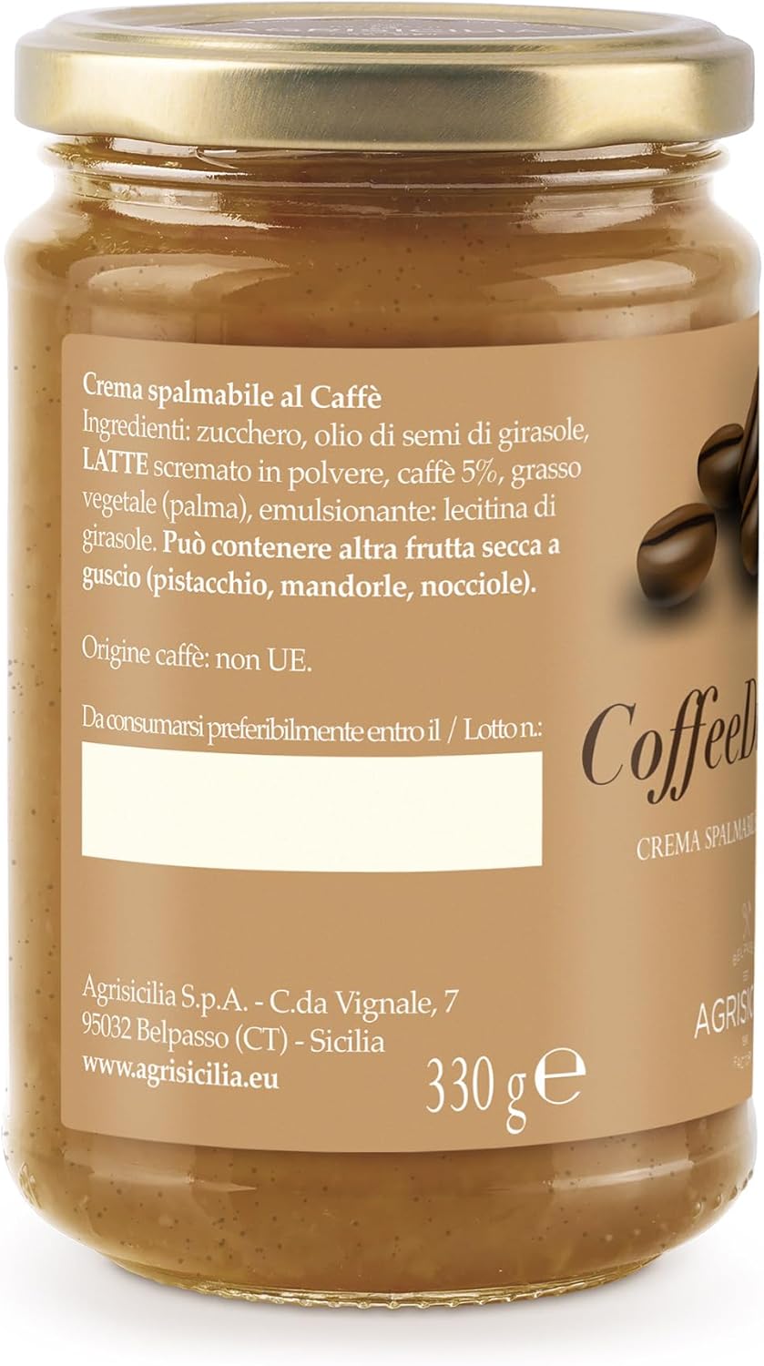 AGRISICILIA Coffeedream crema spalmabile al caffè 330 GR