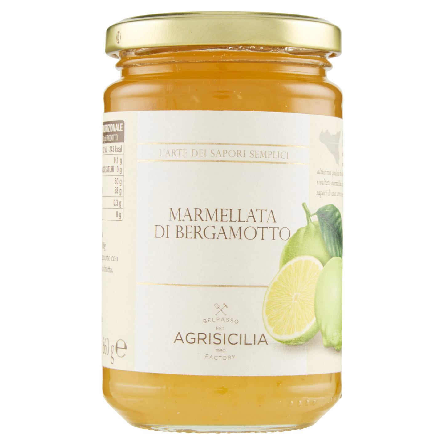 Agrisicilia Marmellata di Bergamotto 360g