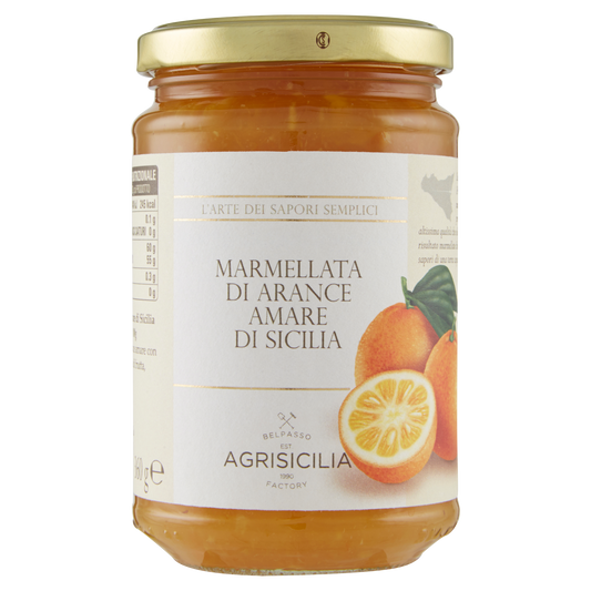 Agrisicilia Marmellata di Arance Amare di Sicilia  360g
