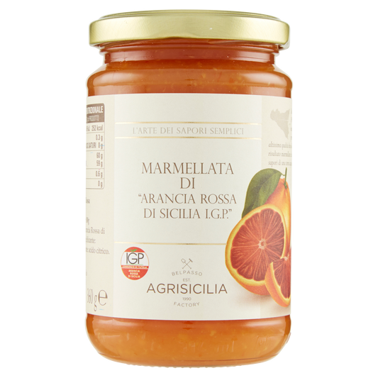 Agrisicilia Marmellata di Arance Rosse di Sicilia IGP 360g
