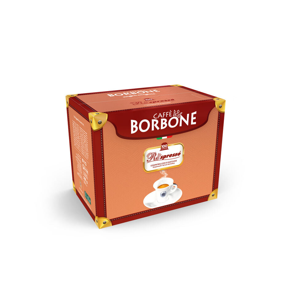 Borbone 100 Capsule Compatibili con macchine ad uso domestico Nespresso®* Miscela ROSSA