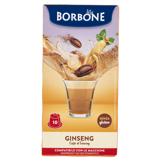 BORBONE GINSENG NESPRESSO 10 CAPSULE 65 GR