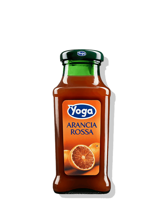 YOGA SUCCO ARANCIA ROSSA -20CL - Confezione da 24 Bottiglie Vetro - LINEA CLASSIC